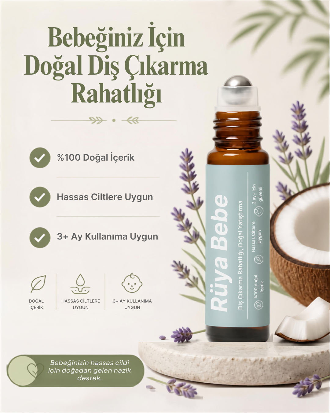 Rüya Bebe™ - Bebek Diş Masaj Yağı